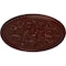 Ekena Millwork Bradford Ceiling Medallion (Fits Canopies up to 6 5/8"), 32 5/8"OD x 2"P, Brushed Mahogany CM32BRBMF - alternate 3